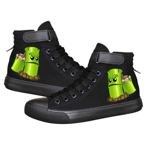 Game Plants VS Zombies High Top Sneaker Cosplay Shoes For Kids