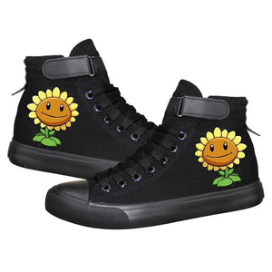 Sunflower High Top Sneaker Cosplay Shoes For Kids