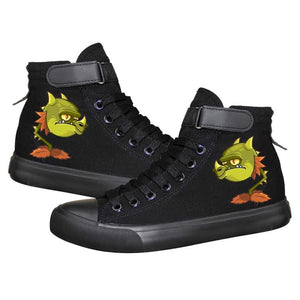 Game Plants VS Zombies 2 High Top Sneaker Cosplay Shoes For Kids