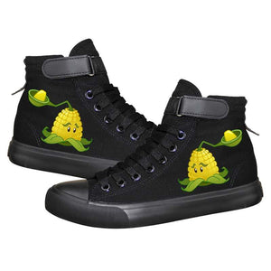 Game Plants VS Zombies 2 High Top Sneaker Cosplay Shoes For Kids