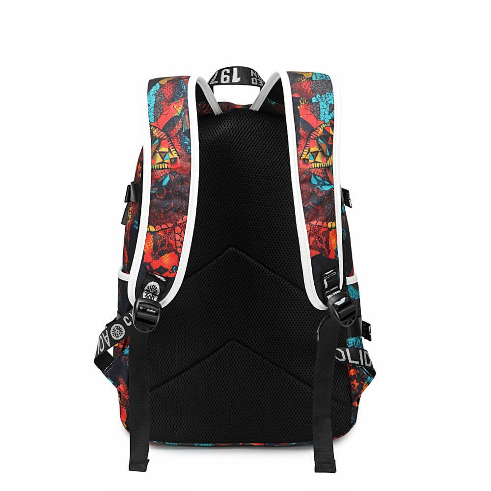 Golden State Basketball Curry #6 USB Charging Backpack School NoteBook Laptop Travel Bags