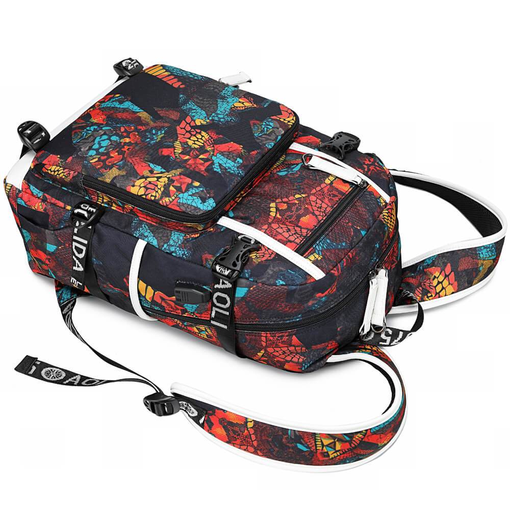 Bendy #13 USB Charging Backpack School NoteBook Laptop Travel Bags
