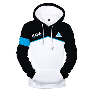 Detroit Become Human #1 Cosplay Sweater Hoodie Sweatshirt Coat  For Kids Adults