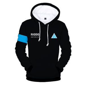 Detroit Become Human #2 Cosplay Sweater Hoodie Sweatshirt Coat  For Kids Adults