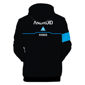 Detroit Become Human #2 Cosplay Sweater Hoodie Sweatshirt Coat  For Kids Adults