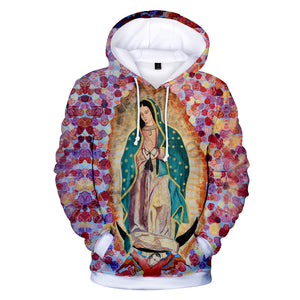 Our Lady of Guadalupe #4 Cosplay Sweater Hoodie Sweatshirt Coat  For Kids Adults