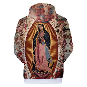 Our Lady of Guadalupe #6 Cosplay Sweater Hoodie Sweatshirt Coat  For Kids Adults