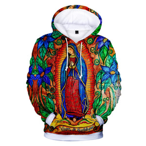 Our Lady of Guadalupe #8 Cosplay Sweater Hoodie Sweatshirt Coat  For Kids Adults