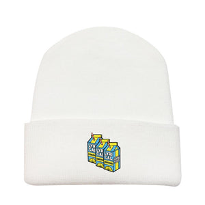 Lyrical Lemonade #2 Embroidered Woolen Hat Winter Knitted Hat Warm Hip-hop Cap