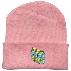 Lyrical Lemonade #2 Embroidered Woolen Hat Winter Knitted Hat Warm Hip-hop Cap
