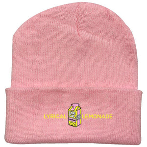 Lyrical Lemonade #3 Embroidered Woolen Hat Winter Knitted Hat Warm Hip-hop Cap