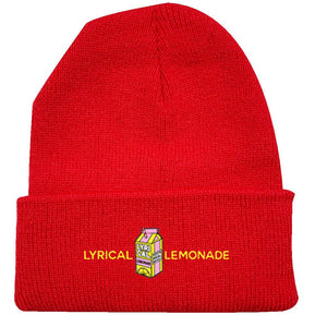 Lyrical Lemonade #3 Embroidered Woolen Hat Winter Knitted Hat Warm Hip-hop Cap