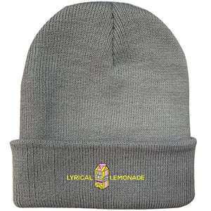 Lyrical Lemonade #3 Embroidered Woolen Hat Winter Knitted Hat Warm Hip-hop Cap