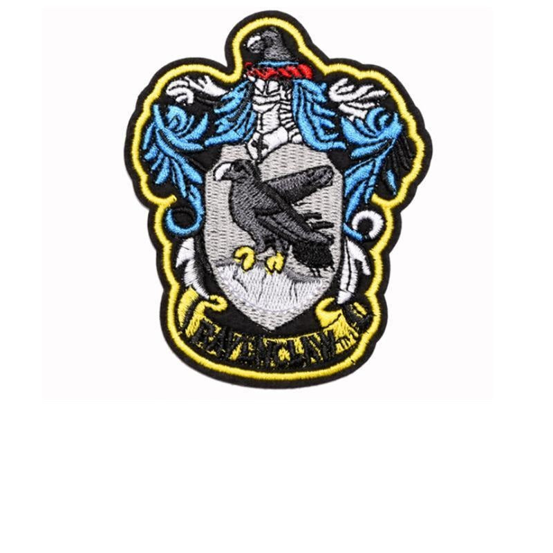 Harry Potter Hogwarts Gryffindor Slytherin School Badge Cloth Sticker Patches