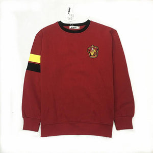 Harry Potter Gryffindor Hufflepuff Ravenclaw Slytherin Fleece Sweatershirt Cosplay Costume Sweater Jacket Coat for Unisex