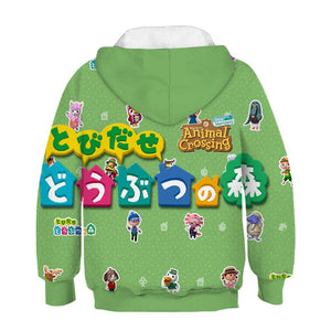 Animal Crossing Hoodies Kids Jogger Jumper Pullovers Leisure Fashion Sweatshirts