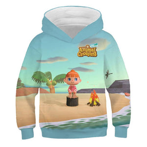 2020 Animal Crossing Hoodies Kids Jogger Jumper Pullovers Leisure Fashion Sweatshirts