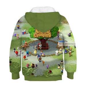 2020 Animal Crossing Hoodies Kids Jogger Jumper Pullovers Leisure Fashion Sweatshirts