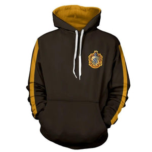 Harry Potter Gryffindor Hufflepuff Ravenclaw Slytherin Hoodie Sweatshirt Sweater Unisex Jacket Coat