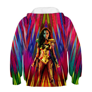 2020 Wonder Woman 1984 Casual Hoodie Sweatshirt Sweater Unisex Hoody for Kids