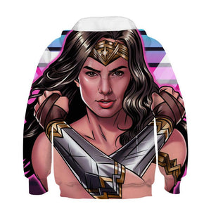 2020 Wonder Woman 1984 Casual Hoodie Sweatshirt Sweater Unisex Hoody for Kids