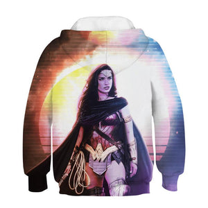 2020 Wonder Woman 1984 Casual Hoodie Sweatshirt Sweater Unisex Hoody for Kids