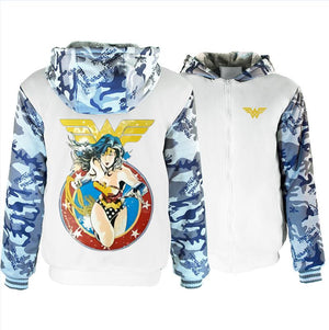 DC Wonder Woman Winter Hoodie Sweatshirt Sweater Unisex Hoody Coat