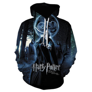 Harry Potter 3D Printed Hoodie Sweatshirt Sweater Unisex Jacket Coat