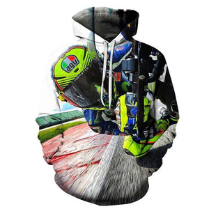 Motorcycle #1 3D Printed Casual Hoodie Sweatshirt Sweater Motorbike Unisex Hoody Coat