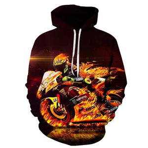 Motorcycle #1 3D Printed Casual Hoodie Sweatshirt Sweater Motorbike Unisex Hoody Coat