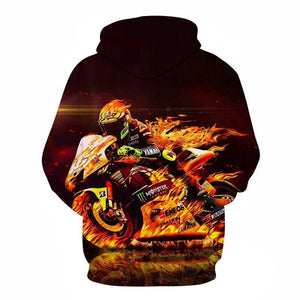 Motorcycle #1 3D Printed Casual Hoodie Sweatshirt Sweater Motorbike Unisex Hoody Coat