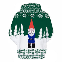 Christmas Santa Casual Hoodie Presents Sweatshirt Sweater Christmas Gifts Unisex Hoody Coat for Adults