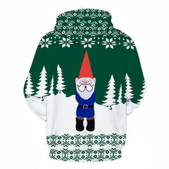 Christmas Santa Casual Hoodie Presents Sweatshirt Sweater Christmas Gifts Unisex Hoody Coat for Adults