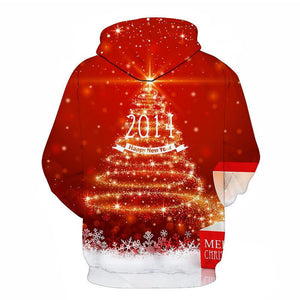 Christmas #4 Casual Hoodie Presents Sweatshirt Sweater Christmas Gifts Unisex Hoody Coat for Adults