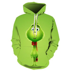 The Grinch #2 3D Printed Hoodie Sweatshirt Sweater Unisex Jacket Coat for Adults