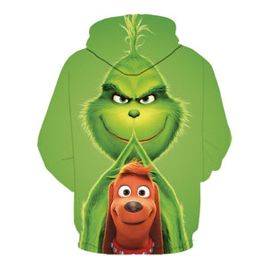 The Grinch #2 3D Printed Hoodie Sweatshirt Sweater Unisex Jacket Coat for Adults