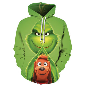 The Grinch #2 3D Printed Hoodie Sweatshirt Sweater Unisex Jacket Coat for Adults