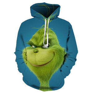 The Grinch #2 3D Printed Hoodie Sweatshirt Sweater Unisex Jacket Coat for Adults