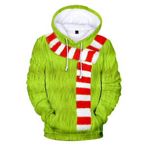The Grinch #2 3D Printed Hoodie Sweatshirt Sweater Unisex Jacket Coat for Adults