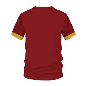 Harry Potter Gryffindor Hufflepuff Ravenclaw Slytherin 3D Printed T Shirts Casual Short Sleeve T-shirt Tee Tops