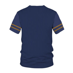 Harry Potter Gryffindor Hufflepuff Ravenclaw Slytherin 3D Printed T Shirts Casual Short Sleeve T-shirt Tee Tops