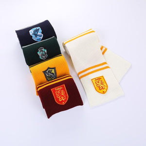 Harry Potter Gryffindor Hufflepuff Ravenclaw Slytherin Cosplay Scarf Cotton Wrap Soft Warm