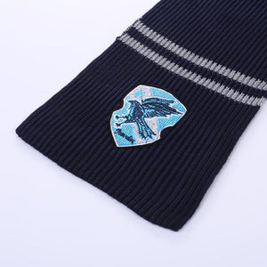 Harry Potter Gryffindor Hufflepuff Ravenclaw Slytherin Cosplay Scarf Cotton Wrap Soft Warm