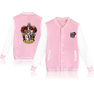 Harry Potter Gryffindor Baseball Jacket Casual Sweater Coat
