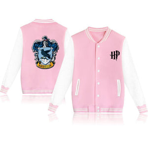 Harry Potter Ravenclaw Baseball Jacket Casual Sweater Coat