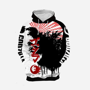 Godzilla vs Kong #12 Cosplay Sweater Hoodie Sweatshirt Coat  For Kids Adults