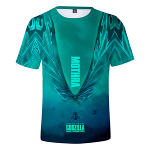 Godzilla vs Kong #1 3D Printed T-shirts Short Sleeve Shirts for Youth