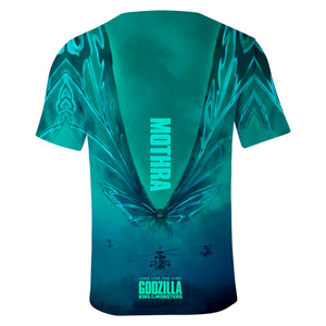 Godzilla vs Kong #1 3D Printed T-shirts Short Sleeve Shirts for Youth