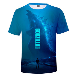 Godzilla vs Kong #2 3D Printed T-shirts Short Sleeve Shirts for Youth