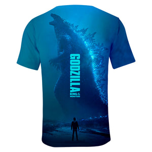 Godzilla vs Kong #2 3D Printed T-shirts Short Sleeve Shirts for Youth